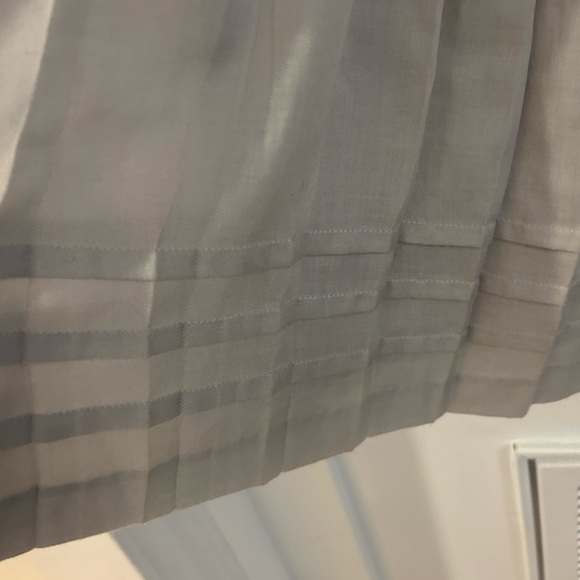 Soup Skirt Below Knee Length Midi pleated Cotton Blend 9 Off White Used - Picture 2 of 7